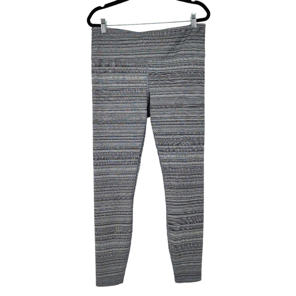 Athleta Jacquard Chaturanga High Rise 7/8 Tights Leggings Size Large Tall